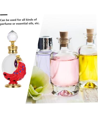 Ipetboom 1pc Peacock Essential Oil Bottle Small Spray Bottle Essential Oil Perfume Bottle Ladies Perfume Empty Bottle for Perfume Arabian Perfume Oil Women Travel Vintage Ornaments Glass - Buy Online on GoSupps.com