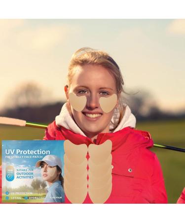 Lnhgh Sun Block Patches for Face - 5pair Outdoor Protection Sun Patch | Comfortable Facial Sunscreen Patch Portable Golf Patches for Sun Protection for Outdoor - Buy Online on GoSupps.com