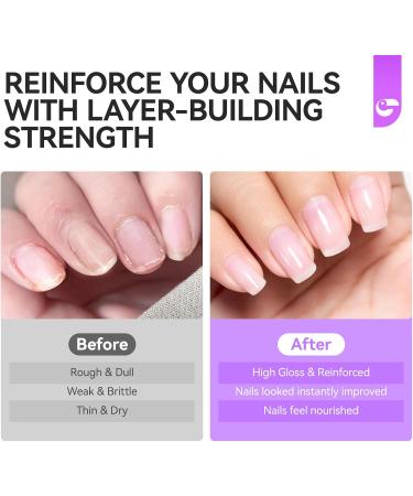  gelike ec Gelike Nail Hardener for Growth and Repair of Thin Brittle Nails - Transparent Groove Complex - Buy Online on GoSupps.com