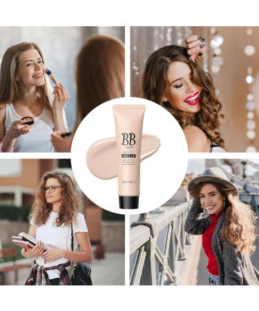 30ml Moisturizing BB Cream Foundation For Makeup | Nourishing Lotion Sunlight Blocking Cosmetics - Helps To Improve Skin Texture & Radiance(B#) Brighten skin tone - Buy Online on GoSupps.com