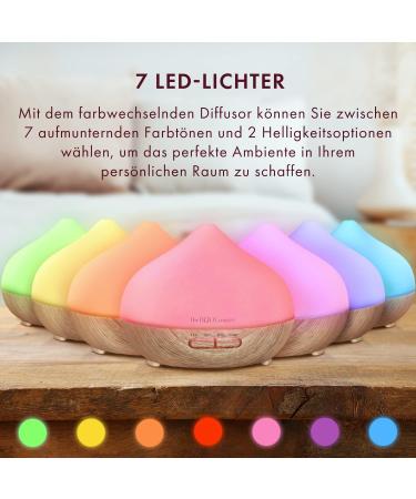 Buy The Body Source 300ml Ultrasound Aroma Diffuser - LED Humidifier & Electric Fragrance Lamp for Essential Oils - Aromatherapy for Home Office & Spa - Buy Online on GoSupps.com