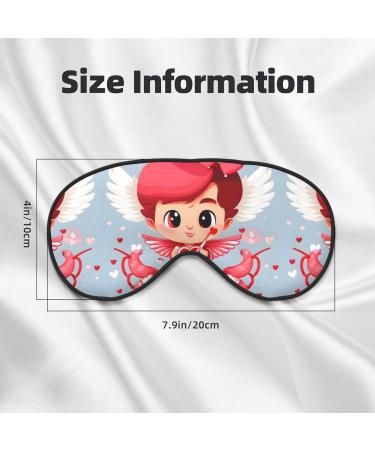 Love Messenger Unisex Adjustable Blackout Sleep Eye Mask for Home Travel & Yoga Perfect for Naps - Buy Online on GoSupps.com