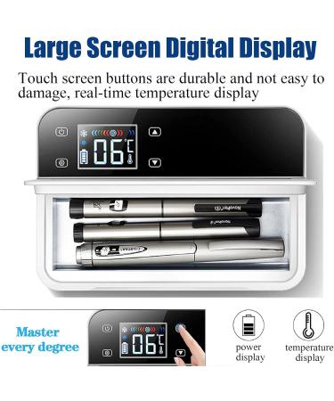 Portable Insulin Cooler Box - Mini Medicine Refrigerator for Travel, Car, Outdoor & Home - Buy Online on GoSupps.com