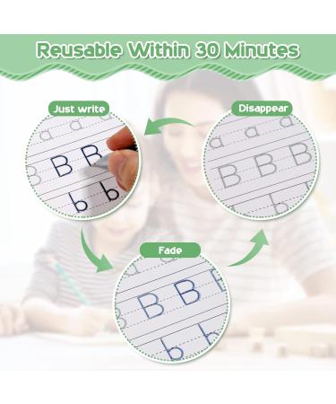 Magic Ink CopyBooks for Kids - Reusable Handwriting Workbooks | 13-Piece Set for Preschools - Improve Writing Skills - Buy Online on GoSupps.com