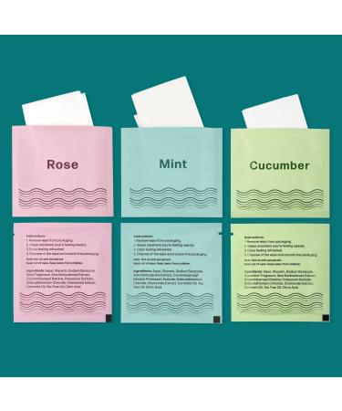 Dew Well Refresh Deodorant Wipes - Aluminum, Paraben, and Sulfate Free - Variety Pack - 50 Individually Wrapped Wipes - Buy Online on GoSupps.com