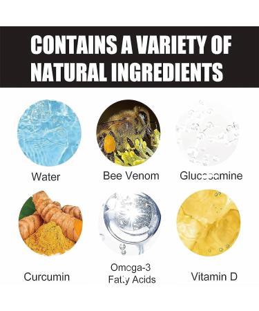 Beevenom Bee Venom Professional Gel Bee Venom Cream New Propolis Professional Gel Joint Cream Soothing Provides for Neck Waist Back Hand Feet and Leg (3PCS) 0.7 Ounce (Pack of 3) - Buy Online on GoSupps.com