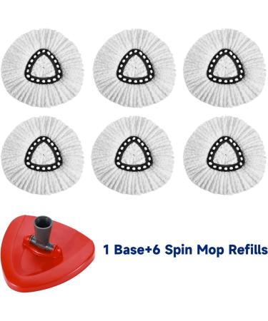 6 Pack Microfiber Replacement Heads for O Cedar Easy Wring Spin Mop - Buy Online on GoSupps.com