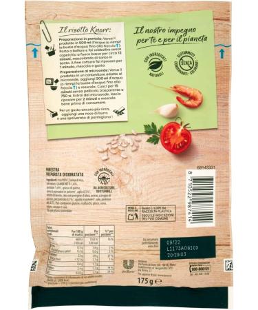  Knorr Knorr Risotto Gamberetti Pack of 12 rice shrimp 175g 100% Italian - Buy Online on GoSupps.com