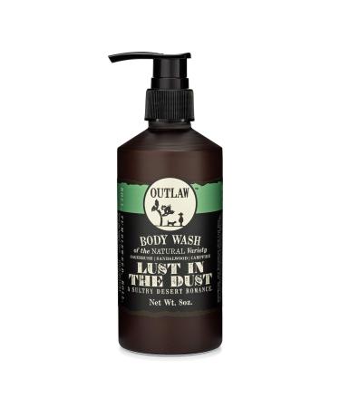 Lust In The Dust Natural Body Wash - Begin Your Desert Shower Romance - Sagebrush  Sandalwood  and a Lightly Smokey Campfire - Men's or Women's Body Wash - 8 fl. oz. - Outlaw