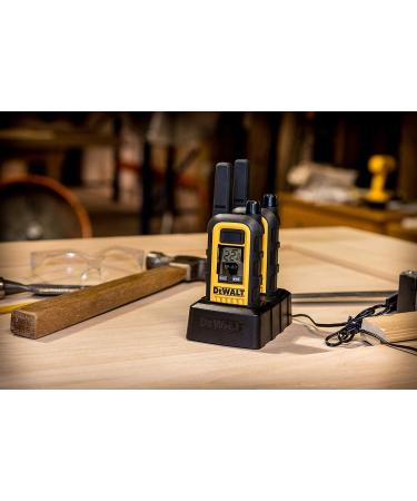 DEWALT DXFRS300 Heavy Duty Walkie Talkies - Waterproof, Shock Resistant, Long Range, Rechargeable Two-Way Radio (2 Pack) - Buy Online on GoSupps.com