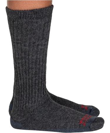 Therapeutic Alpaca Socks for Diabetic Neuropathy & Large Calves - Mid-Calf, 5 Colors (Black, Large) | Alpacas of Montana - Buy Online on GoSupps.com