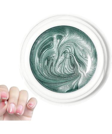 MetallicPainting Gel Nails Gold Silver Gel Nail Polish MetallicMirror MetallicGel Nail Polish Metal Painting Gel Silver Gel For Nails Soak Off UV/LED Salon Green - Buy Online on GoSupps.com