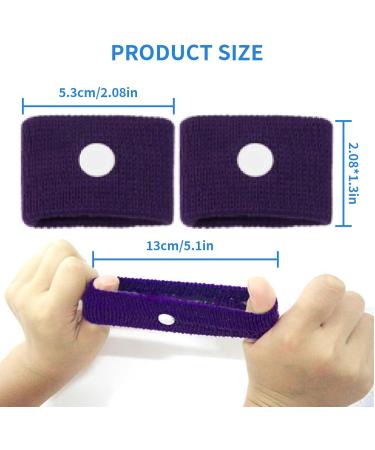 8 Pair Acupressure Bracelets - Sea Bands for Nausea Relief | Travel Sickness & Morning Nausea Solutions - Buy Online on GoSupps.com