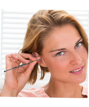 PLAFOPE Ear Pick Set Dual Use Ear Cleaner Brush and Wax Removal Stick for Home Portable Pumice Stone Accessory included - Buy Online on GoSupps.com