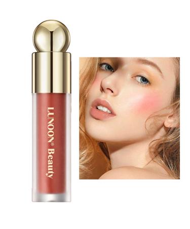 Liquid for Cheek - 2-in-1 Liquid Makeup Lip and Cheek Tint - Waterproof Matte Cream Stick for Cheeks Eyes and Lips Natural Makeup Blends Effortlessly 4#