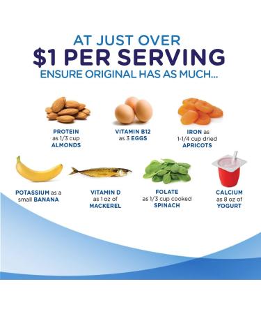 Ensure Original Nutrition Shake Vanilla 8 fl oz - Pack of 16 | Standard Packaging - Buy Online on GoSupps.com