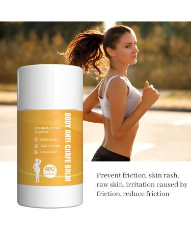 40g Anti-Friction Cream | Waterproof Relief for Friction & Irritation - Ideal for Chest Arms Thighs & Buttocks | Anti-Wound Stick for Comfortable Skin - Buy Online on GoSupps.com