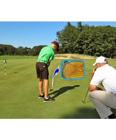 Level Angle High Precision Golf Ball Marker - Green Reader Golf Putting Aid | 1.9 x 0.39 inches, Yellow - Buy Online on GoSupps.com