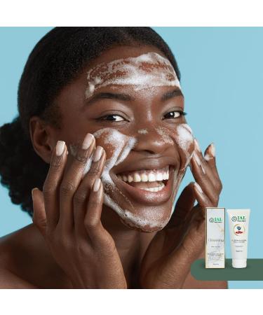 Blueberry & Rhubarb Gentle Facial Cleanser - Hydrating Antioxidant Natural Face Wash for All Skin Types - pH-Balanced Exfoliating Cleanser for Men & Women - 3.5 Oz - Buy Online on GoSupps.com