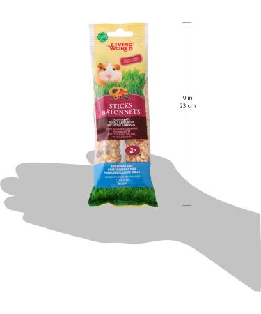 Living World Extrusion Guinea Pig Food 3.3-Pound & 60671 Guinea Pig Fruit Treat Sticks 4-Ounce - Buy Online on GoSupps.com