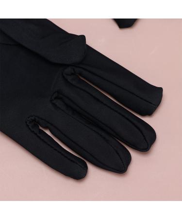 FRCOLOR 12 Pairs Black Lotion Gloves Warm Work Gloves Formal Parade Gloves Cotton Gloves for Dry Hands Moisturizing Gloves Overnight Mens Glives Warm Gloves Elastic Moisturizing Lotion Man - Buy Online on GoSupps.com