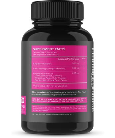 Nobi Nutrition Premium Fat Burner for Women - Thermogenic Carb Blocker & Metabolism Booster - Appetite Suppressant for Healthier Weight Loss - 60 Vegan Capsules - Buy Online on GoSupps.com