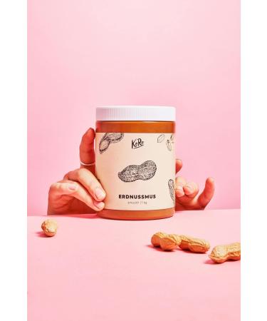 KoRo - Peanut Butter 6 x 1 kg - Made from 100% fat-free roasted peanuts. - Buy Online on GoSupps.com
