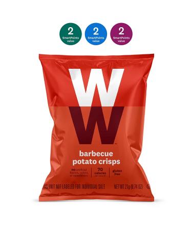 WW Barbecue Potato Crisps - Gluten-free - 2 SmartPoints - 2 Boxes (10 Count) - Weight Watchers Reimagined BBQ Chips 0.74oz (Pack of 10) - Buy Online on GoSupps.com