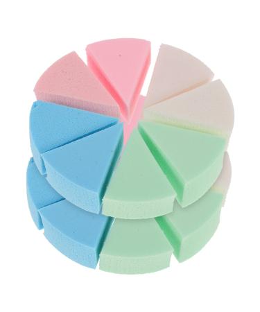FRCOLOR 4 Sets Triangular Sponge Puff Makeup Sponge Cosmetic Sponge Beauty Sponge Beauty Tool Powder Puff Make up Puff Loose Puff Puffs Makeup Pads Makeup Puff Wet and Dry Flutter Emulsion