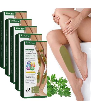 SizSlim Leg S_limming Herbal P_atch Leg Sl_Imming Herbal Patch Wormwood Lower Body Treatment Patch Breaks Down Cellulite for Better Body Shape (150PCS) - Buy Online on GoSupps.com
