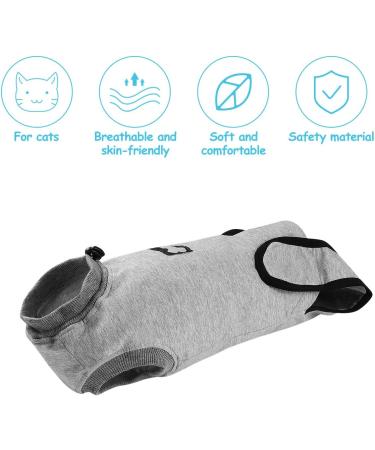PopetPop Katzenbody f r Katzen und Hunde Bequeme Anti-L sch-Bekleidung aus Baumwolle nach der Entw hnung f r Bauchwunden & Hauterkrankungen - Buy Online on GoSupps.com