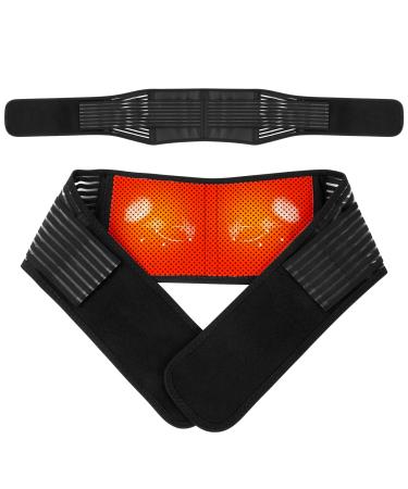 ACWOO Heated Back Support Belt Self Heating Lower Back Support Belt For Men & Women Magnetic Therapy Lumbar Support Belt Ideal for Back Pain Relief XL