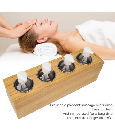 Buy 4 Bottles Massage Oil Heater | Electric Heat Therapy Massager - Constant Temperature for Therapists & Spa (EU Connector) - Buy Online on GoSupps.com