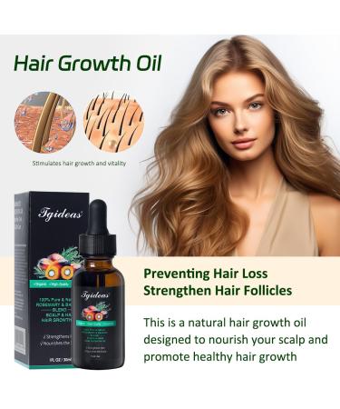 Buy Batana Rosemary Hair Growth Oil | Organic Jojoba Argan Scalp Oil for Men & Women | Promote Hair Growth & Thickness Internationally - Buy Online on GoSupps.com