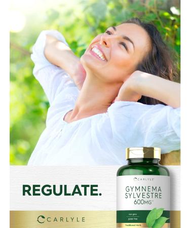 Carlyle Gymnema Sylvestre Capsules | 200 Count | Non-GMO and Gluten Free Supplement - Buy Online on GoSupps.com