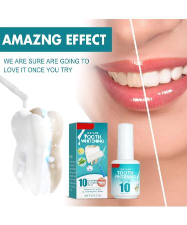 Immediate Tooth Whitening Gel - Safe & Effective Gentle Dental Polish for Sensitive Teeth | Power Tooth Color for Men & Women (1 Piece) - Buy Online on GoSupps.com