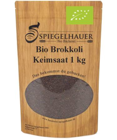 Organic broccoli Keimsaat 1 kg - broccolan seeds for the breeding of broccola sprouts - the natural energy dispenser - delicious in salads 1kg