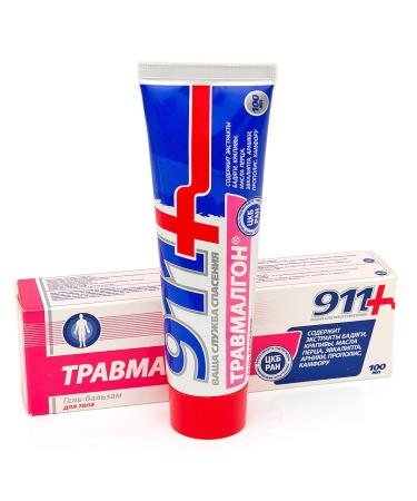911 TRAVMALGON gel-balm massage for back pain 100ml