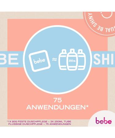 JOHNSON JOHNSON bebe Refreshing solid shower care with peach 80 g - Buy Online on GoSupps.com