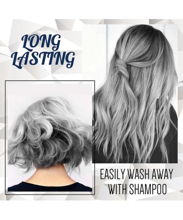 Hair Wax Colour - Sliver Hair Spray Temporary - Hair Dye - Temporary Hair Colour Instant Styling - Natural Hairstyle Color Pomade - Washable Hair Styling Cream for Party - Cosplay & Halloween silver - Buy Online on GoSupps.com