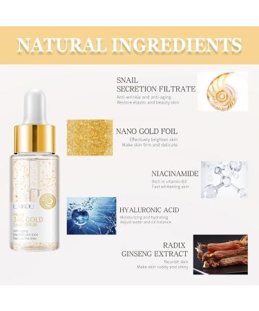 VEROA Peel Off Face Masks With Brush & Gold Serum 24K Gold Face Peel Mask Added Ginseng Extract Deep Skin Clean Purifying Acne for Blackheads Dirt Oil Control Pores Shrinking (50g+17ml) - Buy Online on GoSupps.com