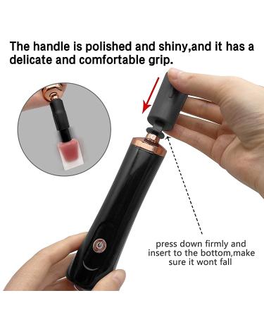 Electric Glue Shaker for Eyelash Extensions - Nail Lacquer & Eyelash Lacquer Mixer (Black) - Buy Online on GoSupps.com