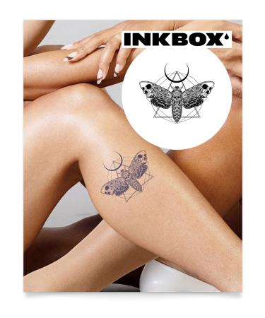 Inkbox Temporary Tattoos  Semi-Permanent Tattoo  One Premium Easy Long Lasting  Water-Resistant Temp Tattoo with For Now Ink - Lasts 1-2 Weeks  Soaring Demise  4 x 4 in
