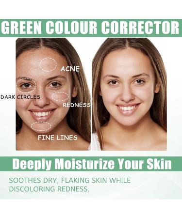 Pore Minimizer Green Colour Corrector Primer for Mature Skin - Reduce Redness & Smooth Tone | Natural Makeup Base for Poreless, Oil-Controlled Foundation - Buy Online on GoSupps.com