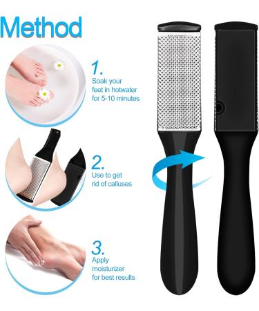 Buy Sularpek 10-in-1 Professional Corn Removal Tool | Strong Dead Skin Foot Scraper | Black - International Shipping Available - Buy Online on GoSupps.com