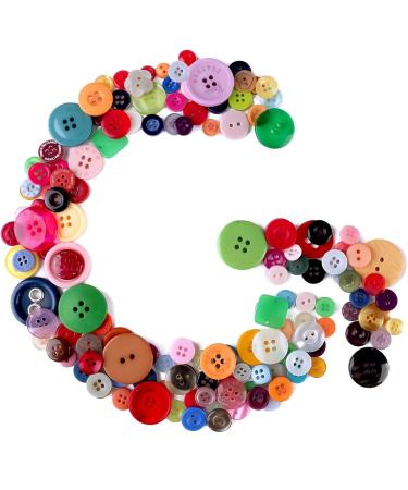 Greentime 1500 pcs Round Resin Buttons Mixed Color Assorted Sizes for Crafts Sewing DIY Manual Button Painting DIY Handmade Ornament Buttons  2 Holes and 4 Holes - Buy Online on GoSupps.com