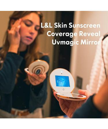 L&L SKIN UVmagic Mirror Compact - Travel Makeup Mirror with UV Camera for Sunscreen Test - Buy Online on GoSupps.com
