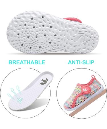 JOINFREE Toddler Water Shoes for 2-2.5 Years Old Kids | Breathable Barefoot Sneakers for Walking and Running | Mesh Colorful Design - Buy Online on GoSupps.com