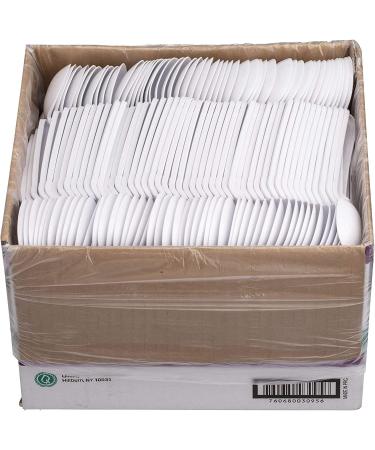 500 Count Heavyweight Disposable White Plastic Tea Spoons for Celebrations, Parties, and Everyday Use - Buy Online on GoSupps.com