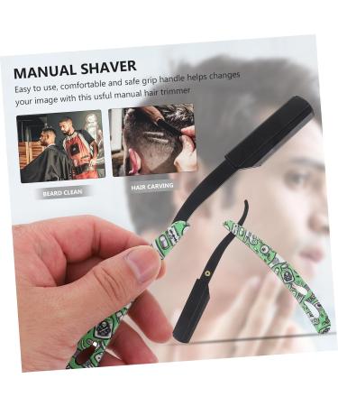 Solustrious Hair Clip Razor - Versatile Shaver & Trimmer for Men & Women | Portable Handheld Hairdressing Tool Green 13.5x2.5x1cm - Buy Online on GoSupps.com